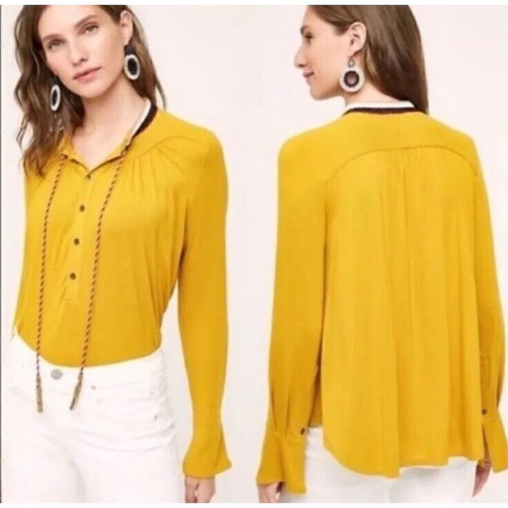 Akemi + Kin Gold Cotton Top - Women’s US XL